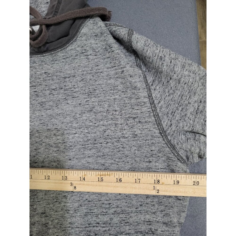 Abercrombie & Fitch y2k Young Men's SZ Small Gray Hoodie Pullover Shirt w/Pocket - Picture 8 of 14